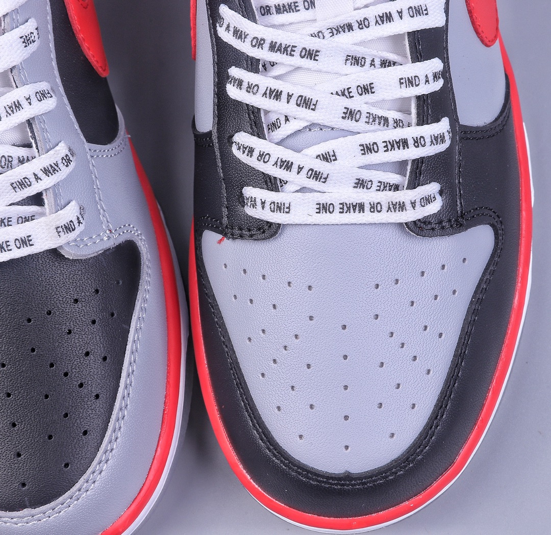 200 F版Nike SB Zoom Dunk Low 黑灰红板鞋 DR6189-001