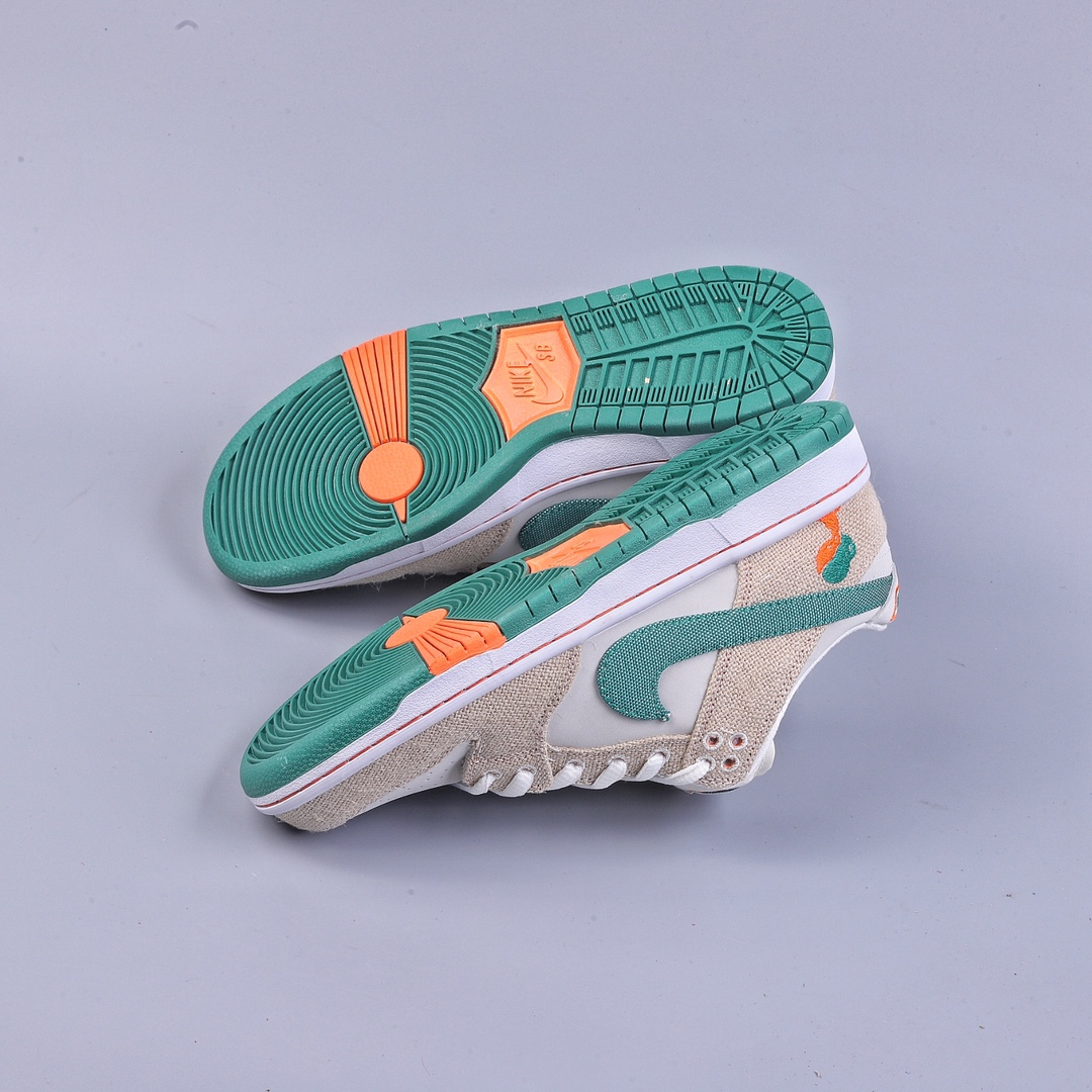 220 F版NK Dunk Low 联名米白绿撕撕乐 FD0860-001