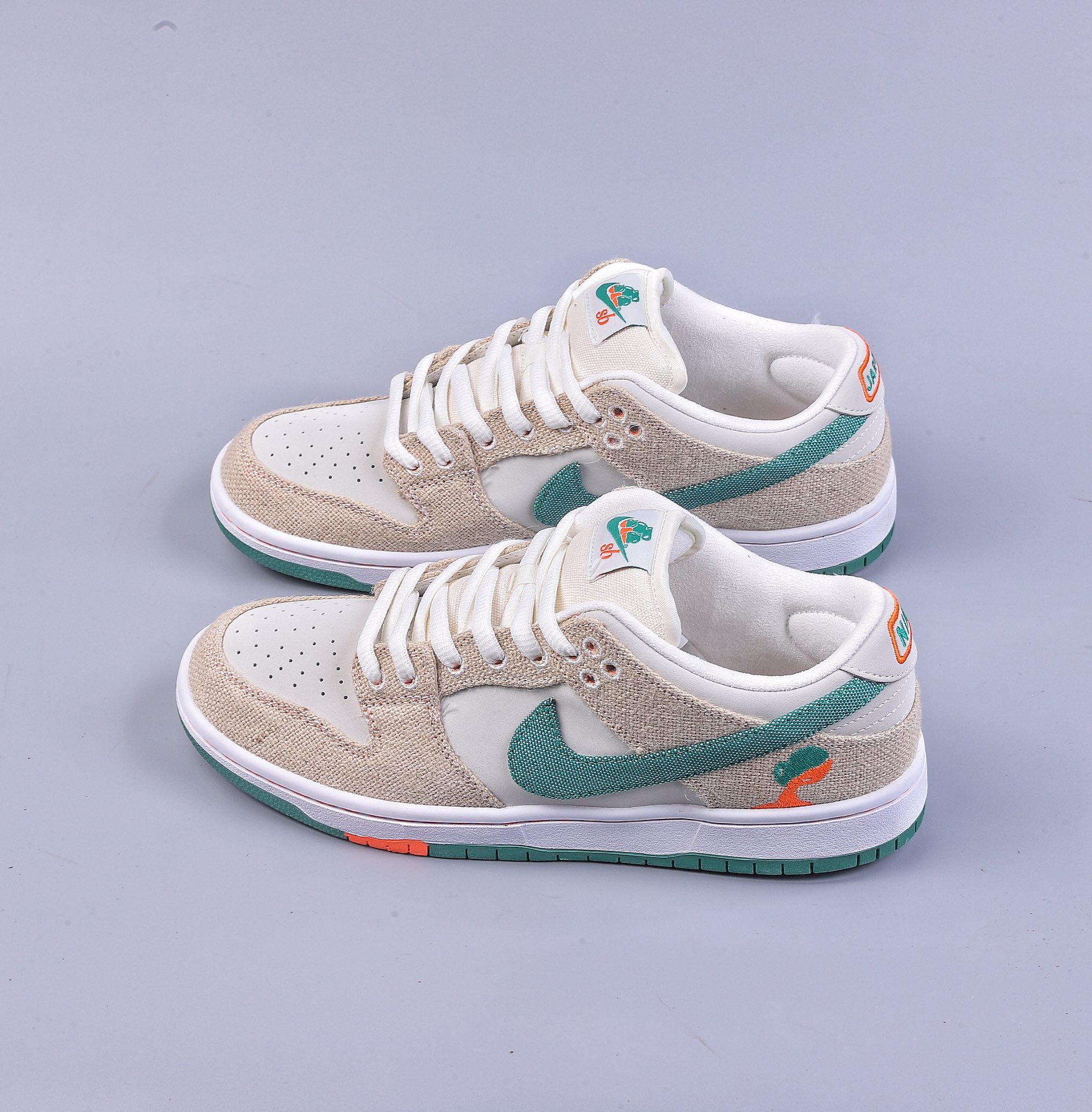 220 F版NK Dunk Low 联名米白绿撕撕乐 FD0860-001