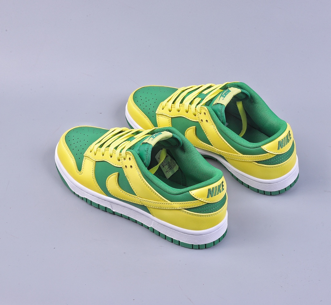 250 Nike Dunk Low白绿 反转巴西 DV0833-300