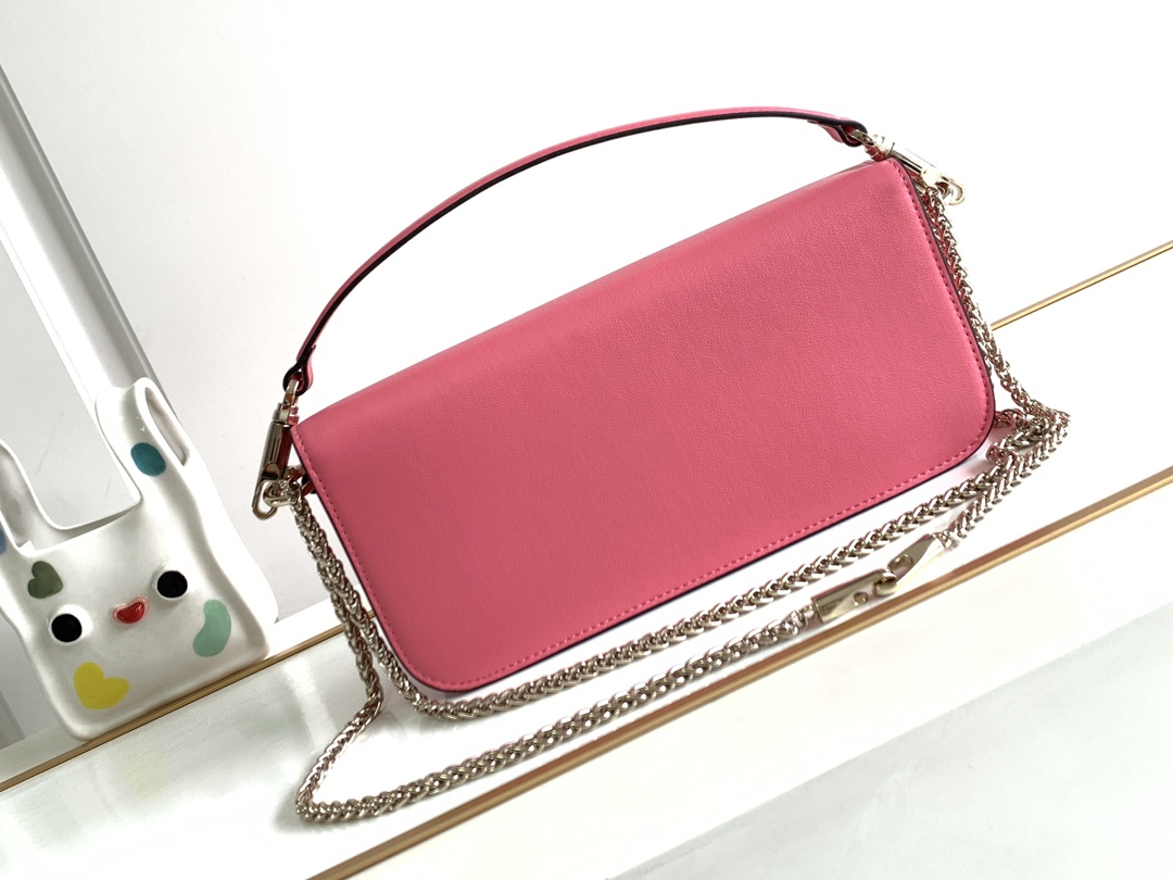 🆕🆕🆕MINI LOCÒ仿水晶装饰手袋-VLogo Signature施华洛世奇®仿水晶装饰-配可拆卸提