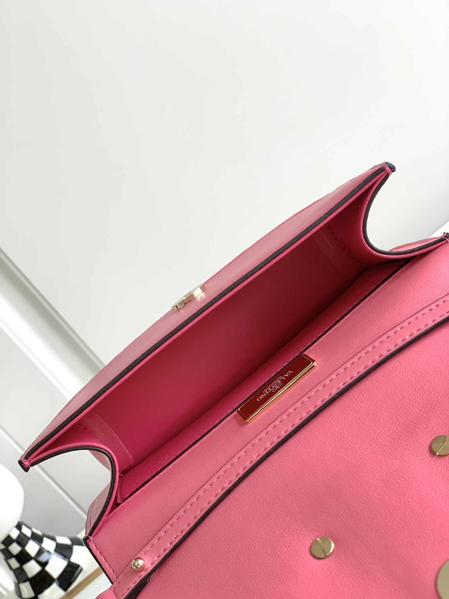 🆕🆕🆕MINI LOCÒ仿水晶装饰手袋-VLogo Signature施华洛世奇®仿水晶装饰-配可拆卸提