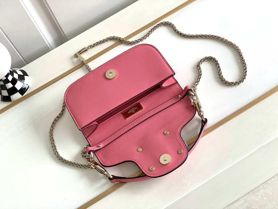 🆕🆕🆕MINI LOCÒ仿水晶装饰手袋-VLogo Signature施华洛世奇®仿水晶装饰-配可拆卸提