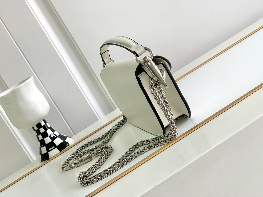 🆕🆕🆕MINI LOCÒ仿水晶装饰手袋-VLogo Signature施华洛世奇®仿水晶装饰-配可拆卸提