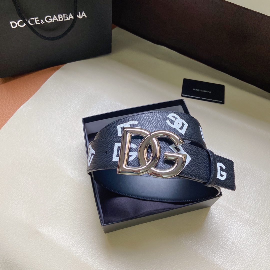 D&G杜嘉班纳官网新款.双面头层小牛