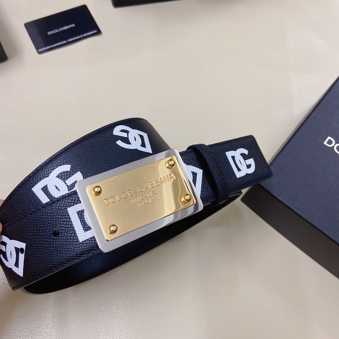 D&G杜嘉班纳官网新款.双面头层小牛
