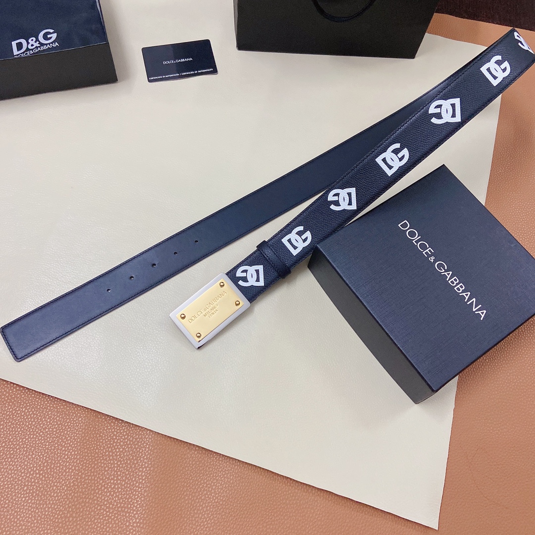 D&G杜嘉班纳官网新款.双面头层小牛