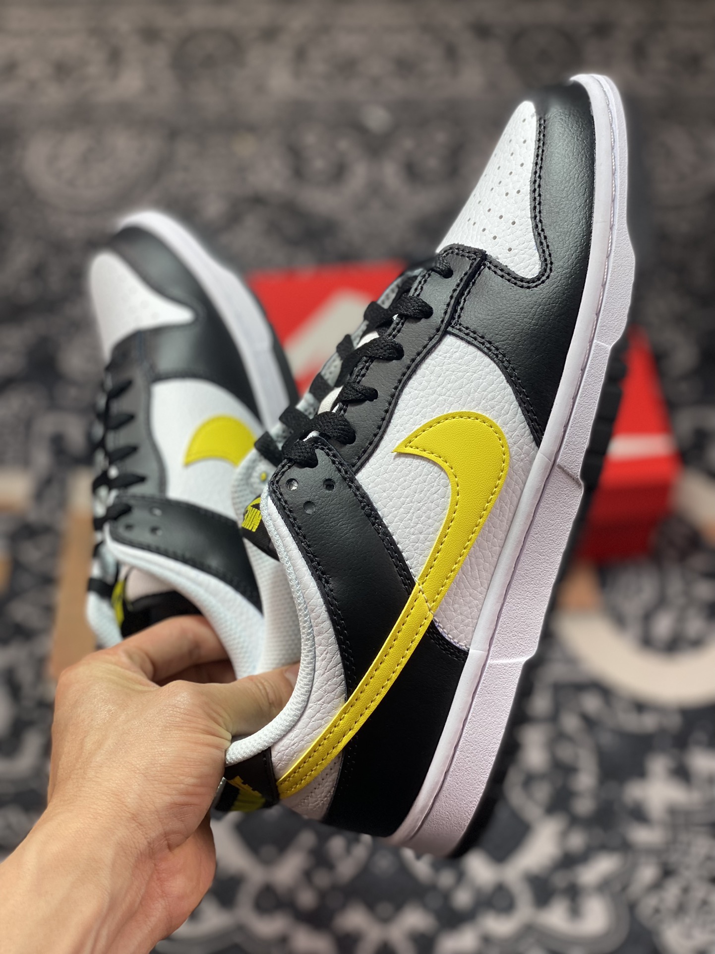 Nike Dunk Low ”Black/Yellow” black and white yellow FQ2431-001