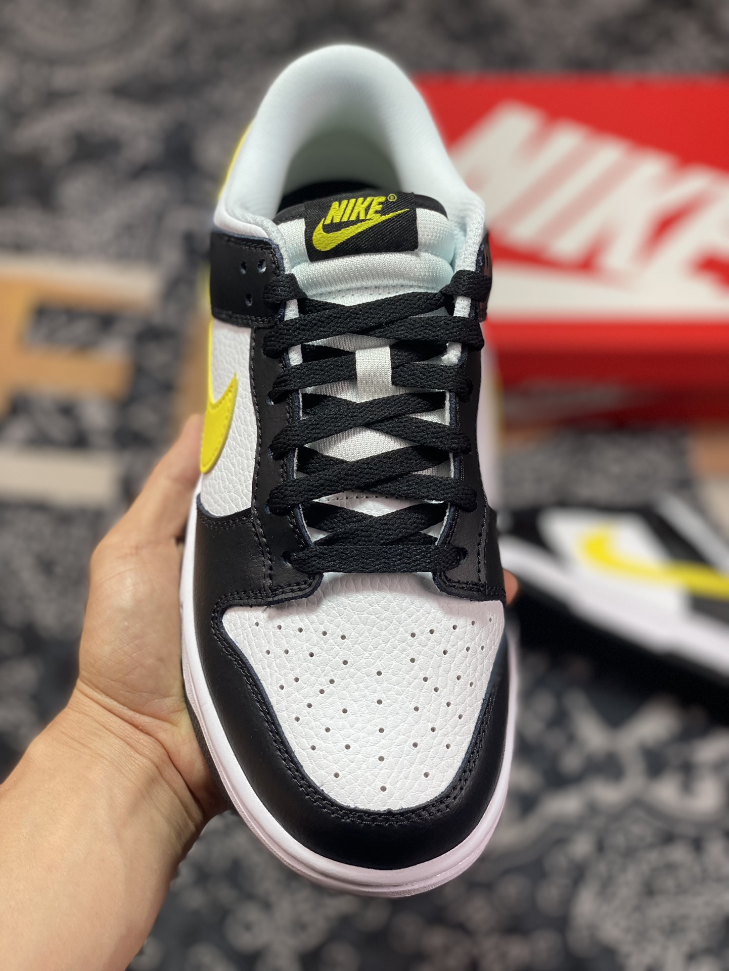 Nike Dunk Low ”Black/Yellow” black and white yellow FQ2431-001