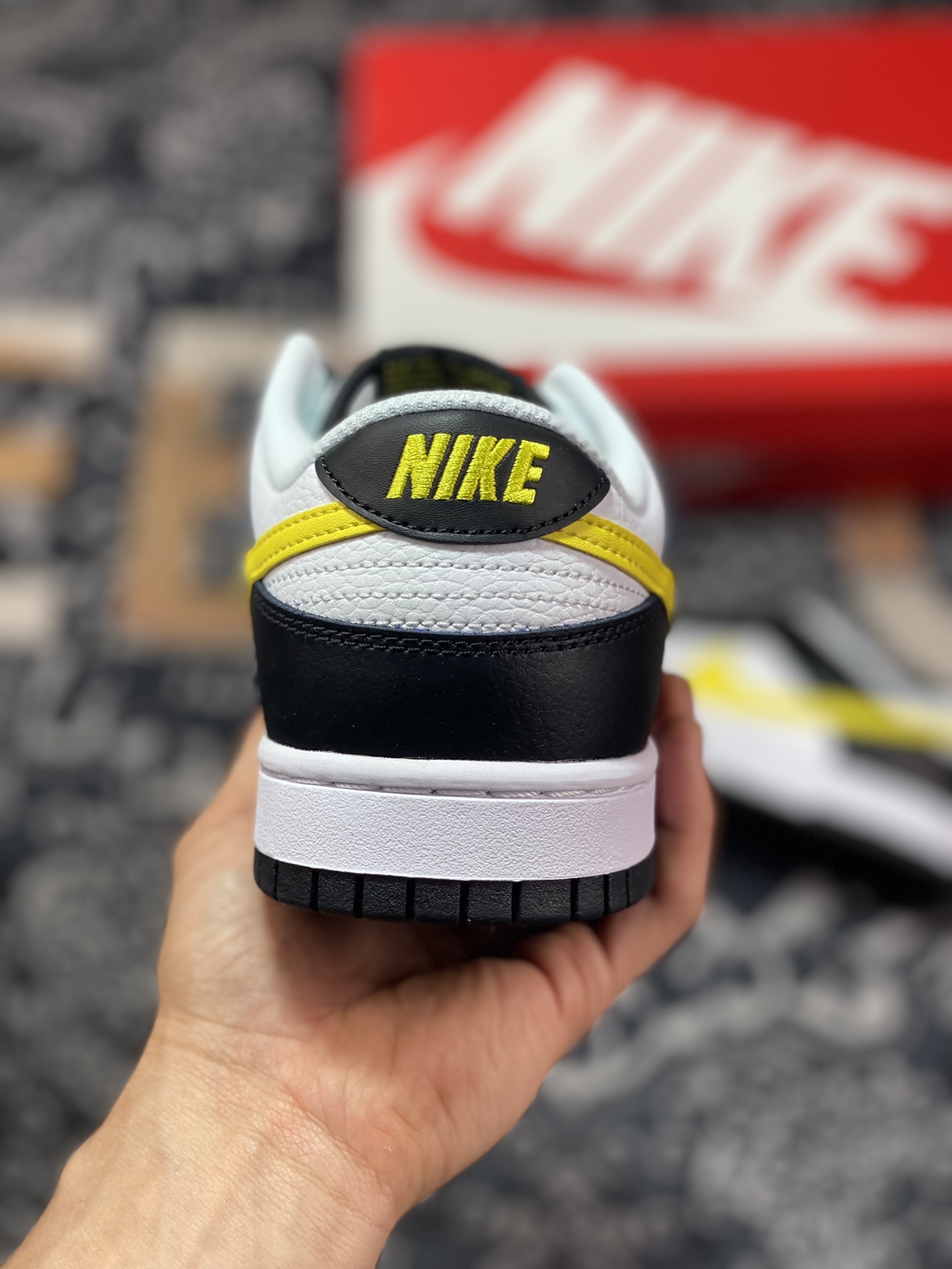 Nike Dunk Low ”Black/Yellow” black and white yellow FQ2431-001