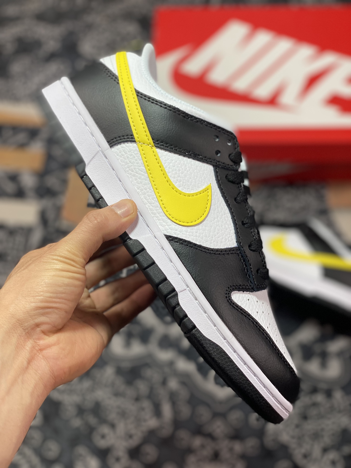 Nike Dunk Low ”Black/Yellow” black and white yellow FQ2431-001