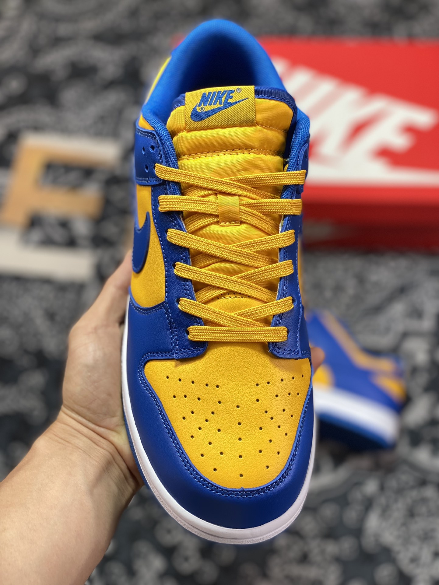 dunk dunk series low-top casual sports skateboard shoes ”Royal Blue University Gold” 1391-402