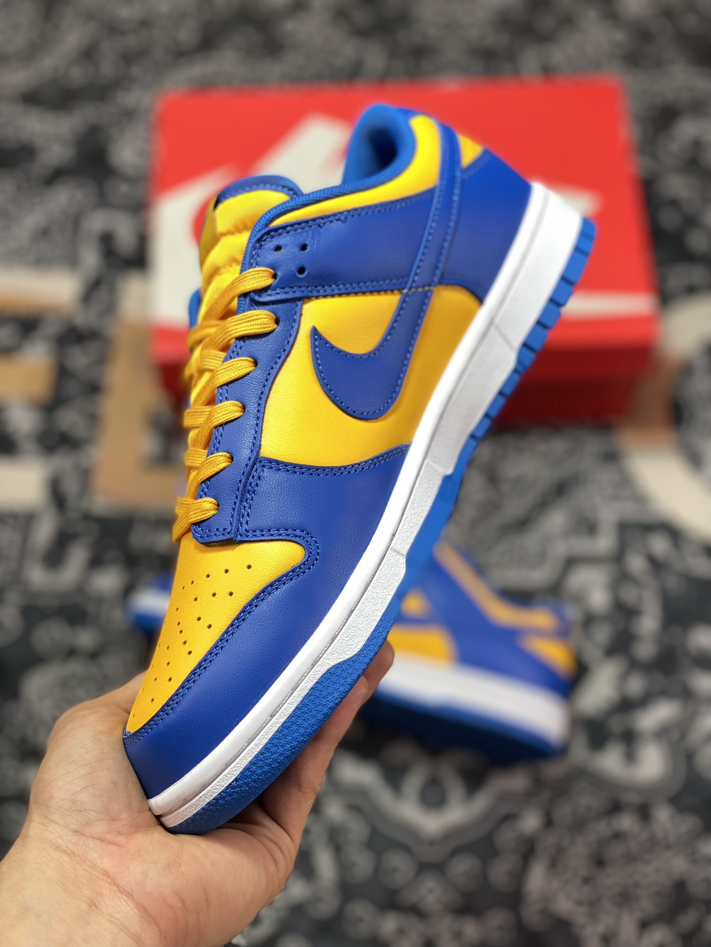 dunk dunk series low-top casual sports skateboard shoes ”Royal Blue University Gold” 1391-402