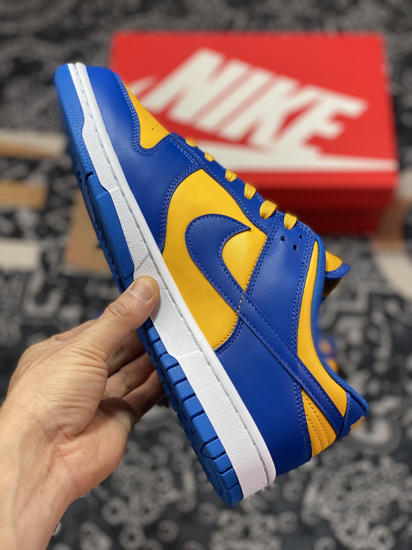 dunk dunk series low-top casual sports skateboard shoes ”Royal Blue University Gold” 1391-402