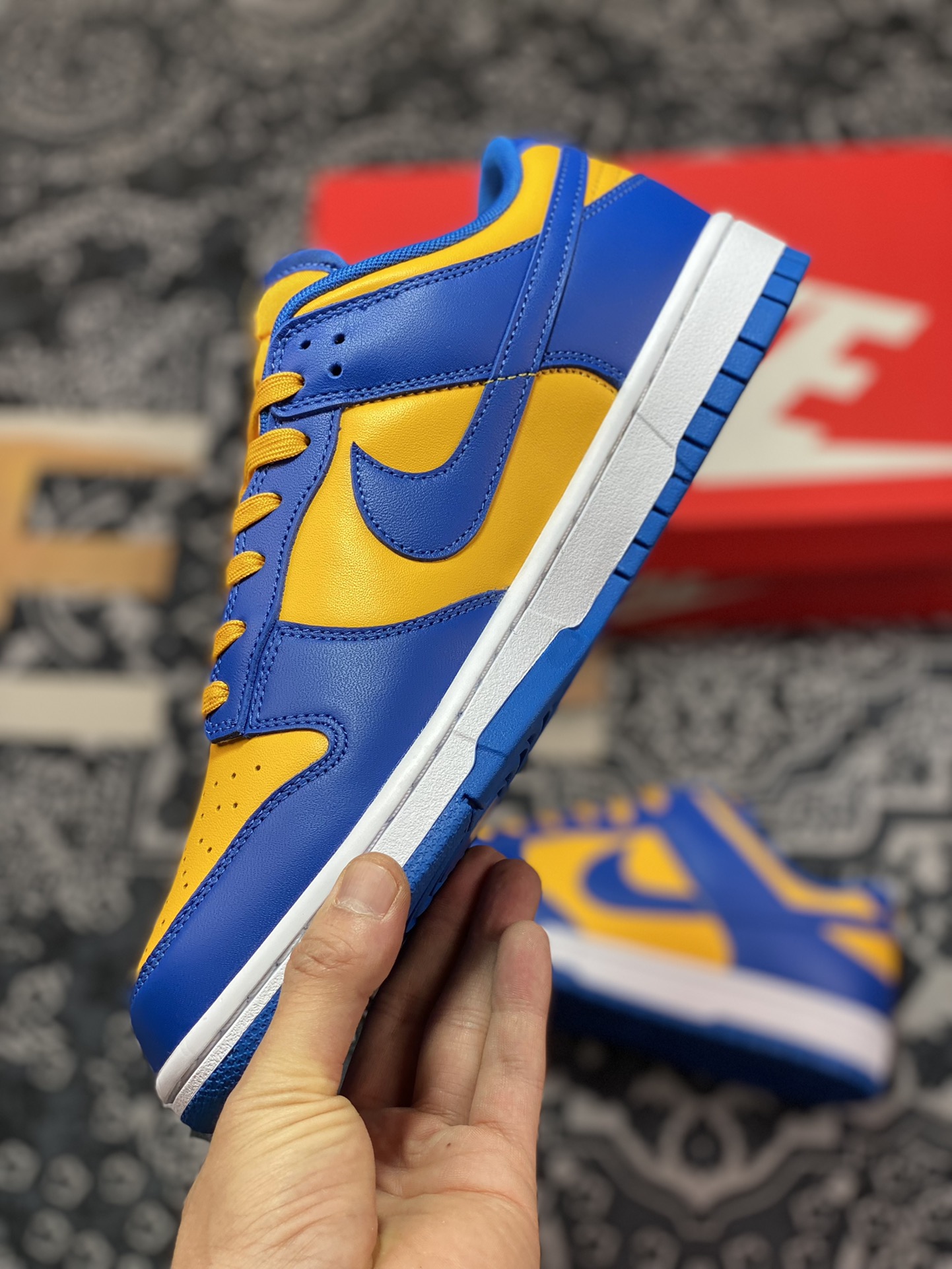 dunk dunk series low-top casual sports skateboard shoes ”Royal Blue University Gold” 1391-402