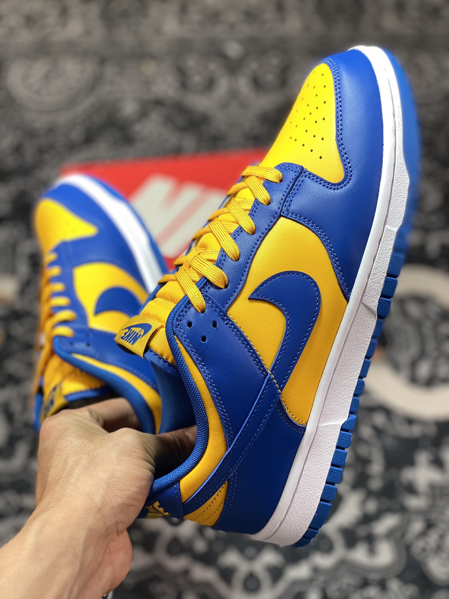 dunk dunk series low-top casual sports skateboard shoes ”Royal Blue University Gold” 1391-402