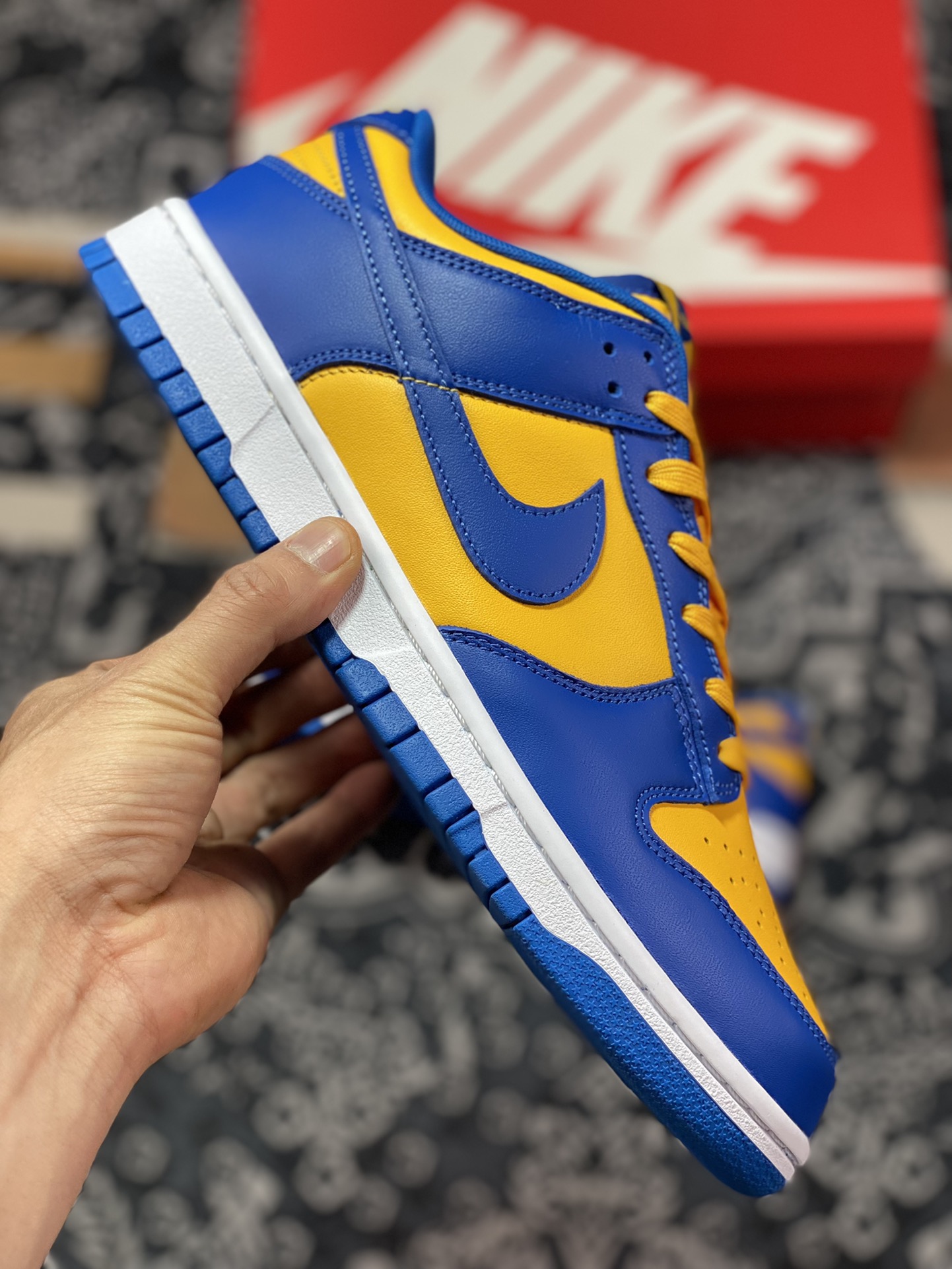 dunk dunk series low-top casual sports skateboard shoes ”Royal Blue University Gold” 1391-402