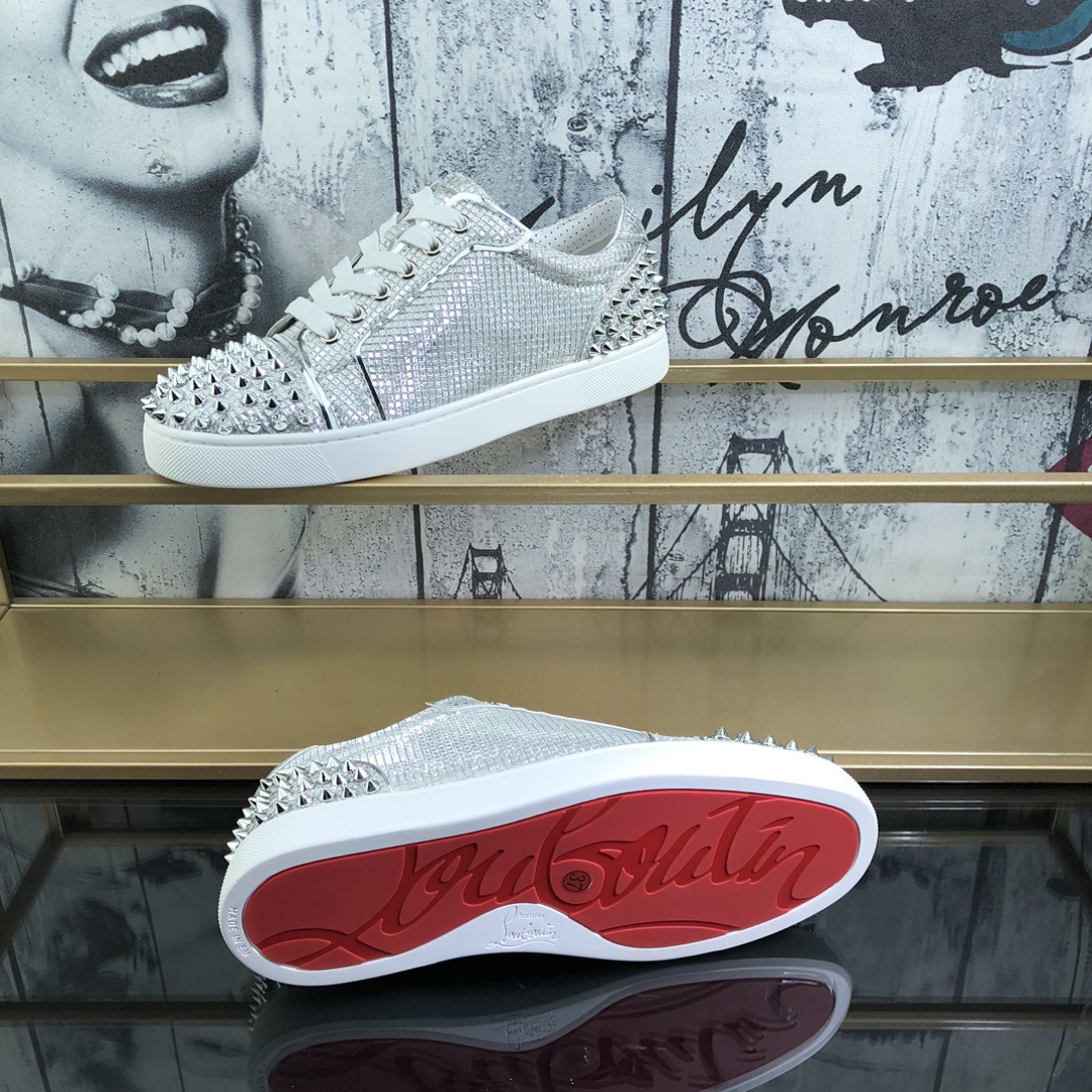 250christian louboutin(CL) Estilo completo , zapatos de tabla casuales Modelos calientes exclusivos 