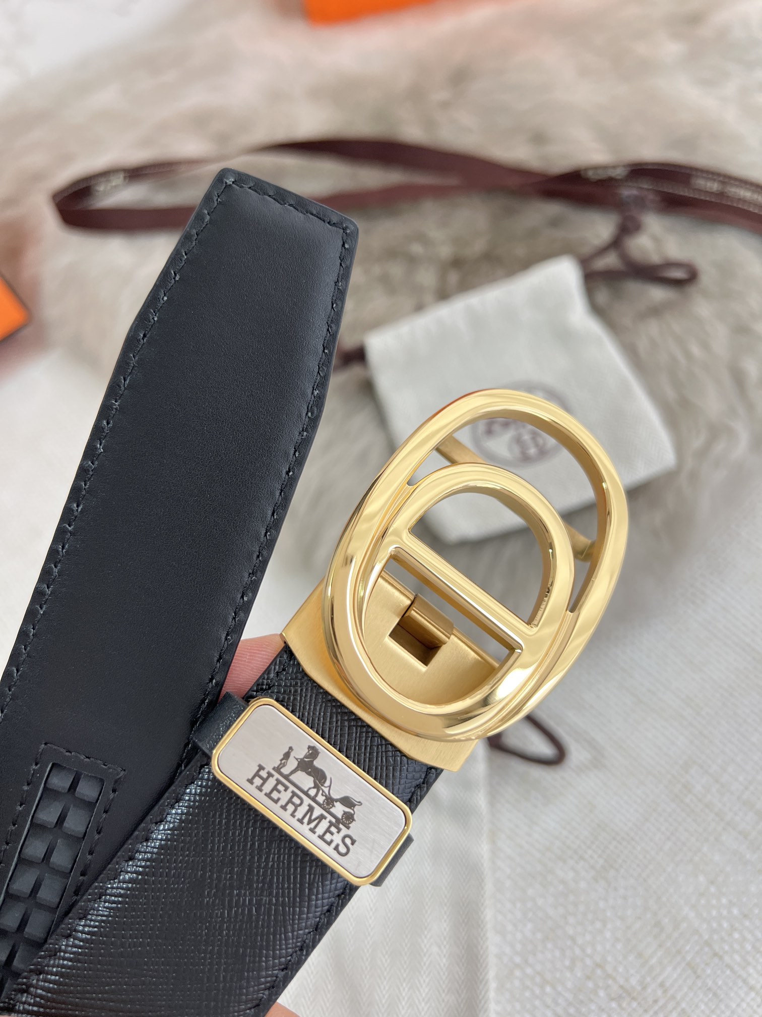 Hermès Haute Couture Luxury Atelier Designer Belt Ref 9