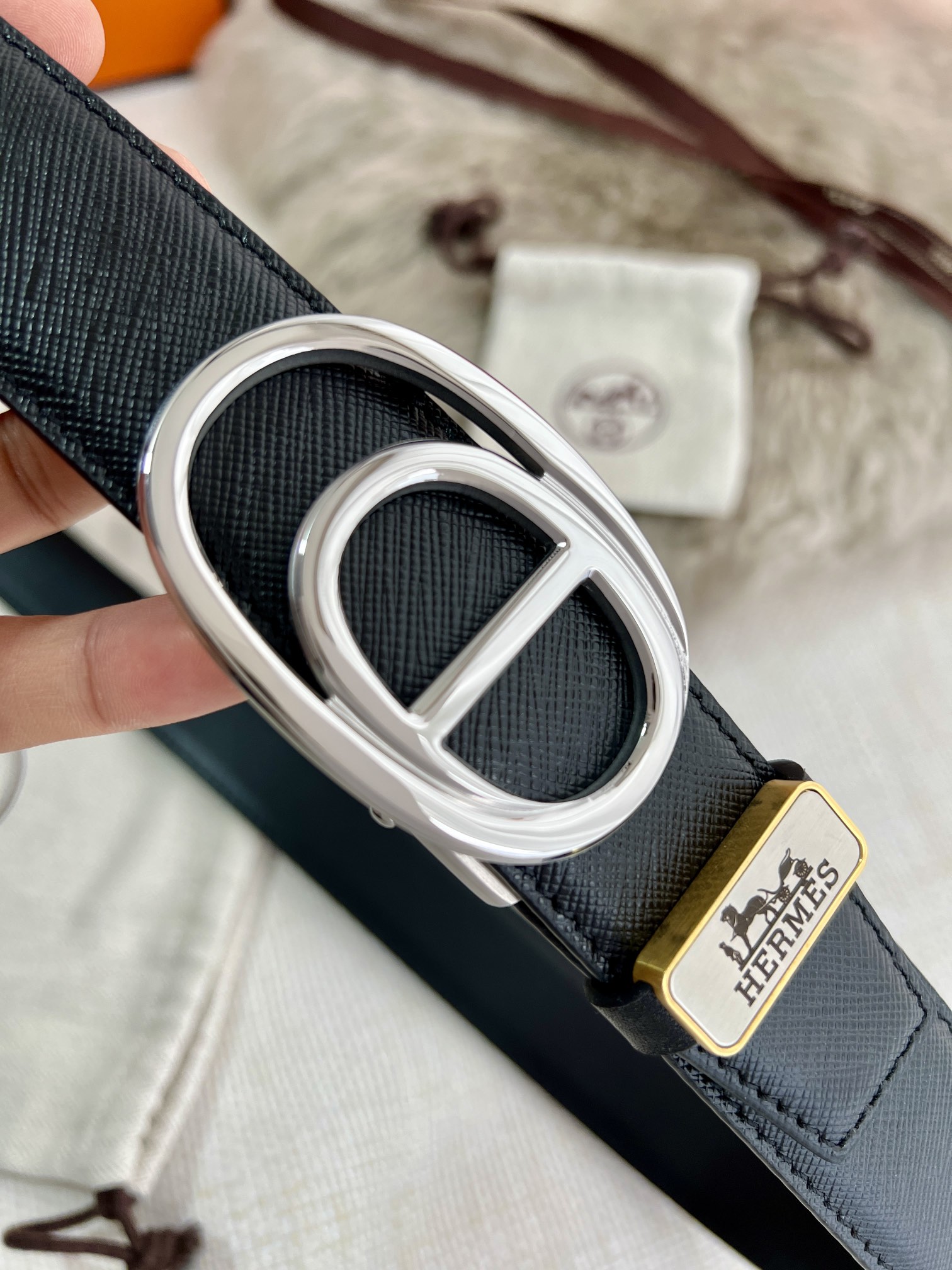 爱马仕 Hermès 高定典藏奢华工坊高定皮带配饰 #43A9433D 3