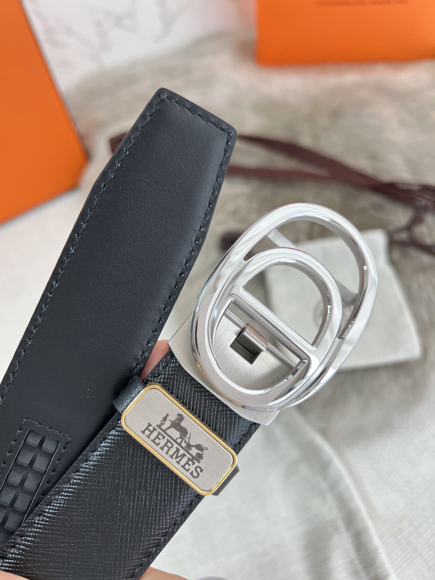 爱马仕 Hermès 高定典藏奢华工坊高定皮带配饰 #43A9433D 9