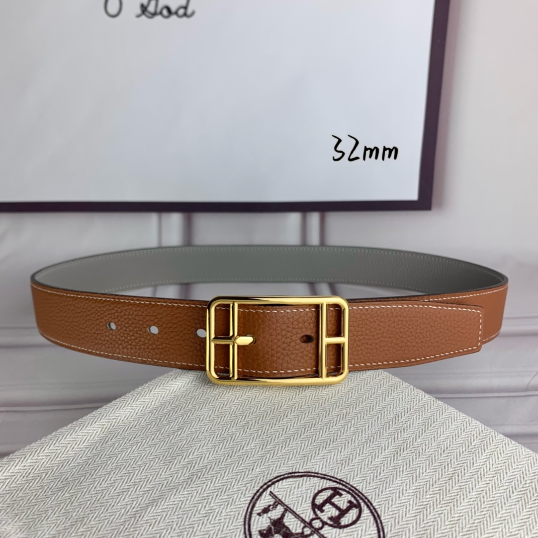 Hermès爱马仕针扣皮带原单品质双