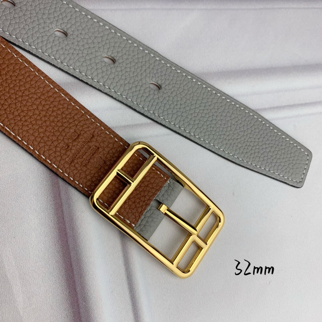 Hermès爱马仕针扣皮带原单品质双
