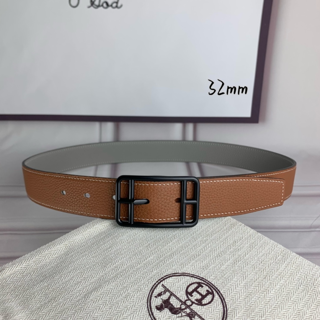 Hermès爱马仕针扣皮带原单品质双
