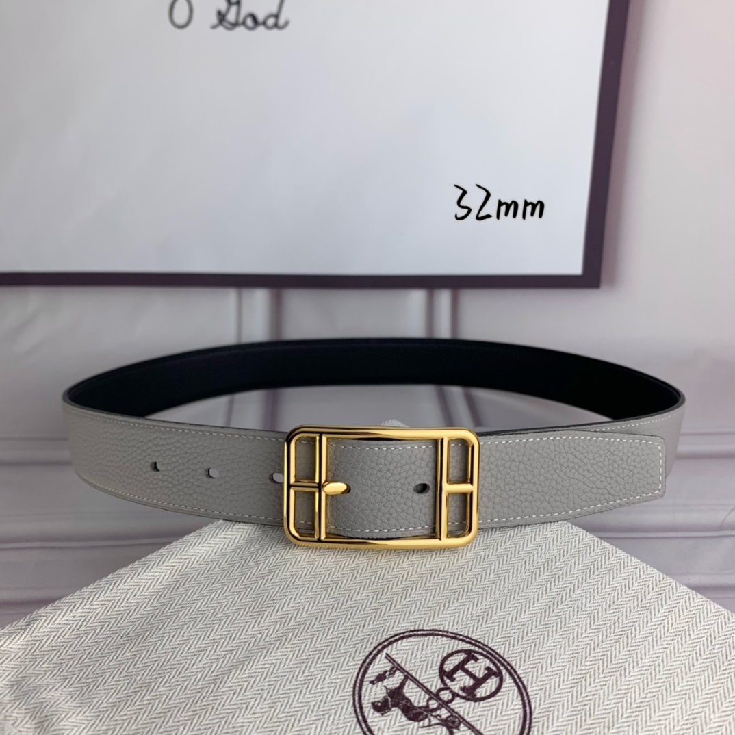 Hermès爱马仕针扣皮带原单品质双