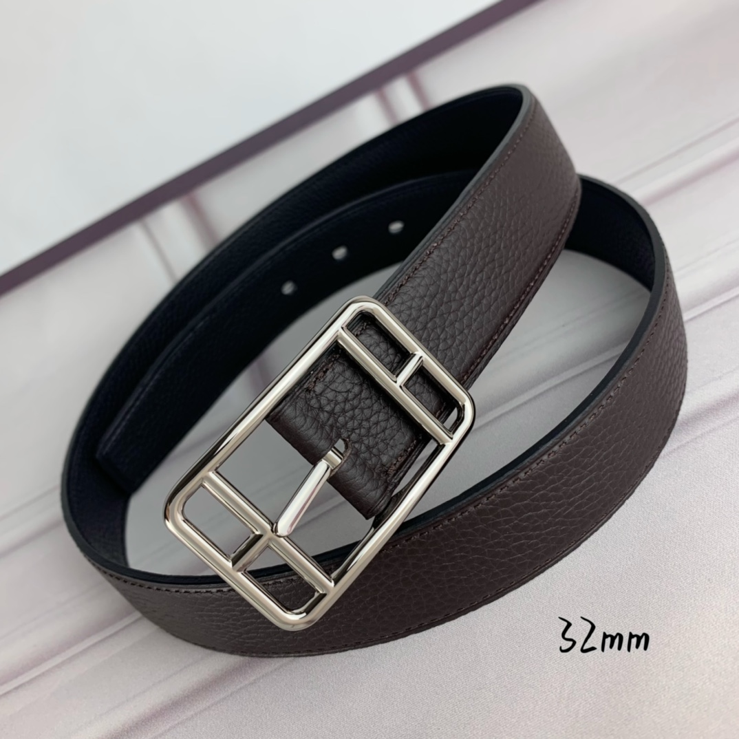 Hermès爱马仕针扣皮带原单品质双