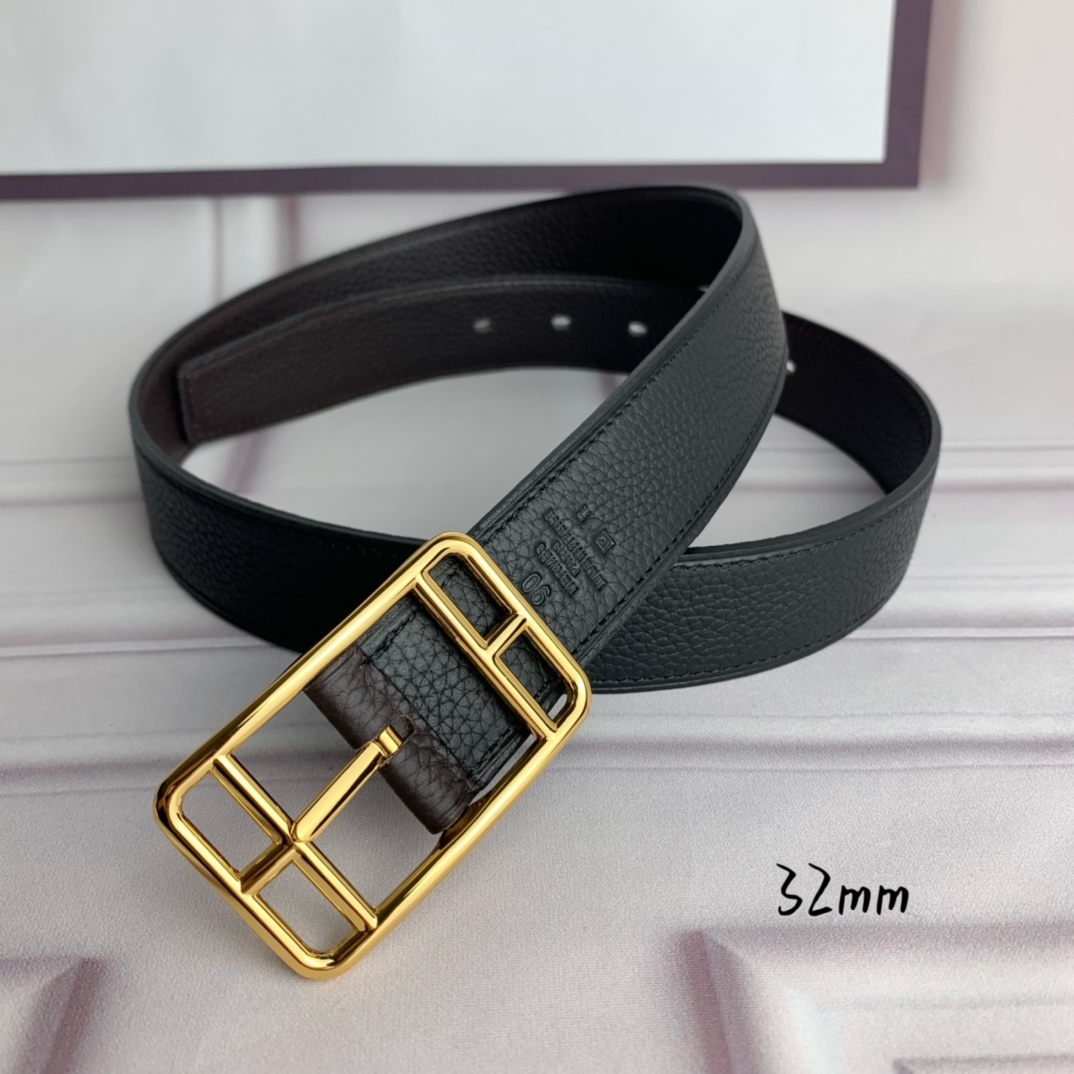 Hermès爱马仕针扣皮带原单品质双