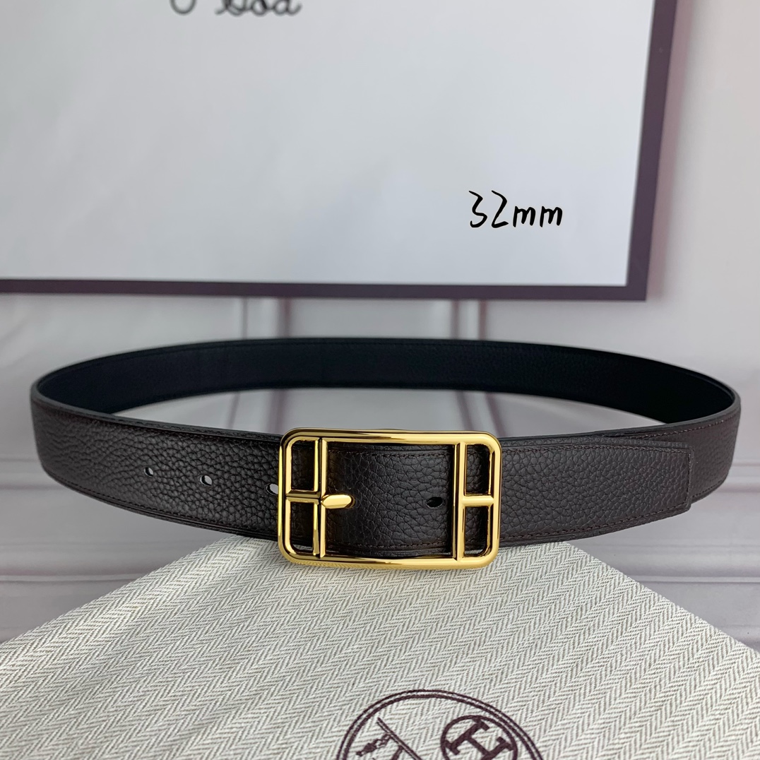 Hermès爱马仕针扣皮带原单品质双