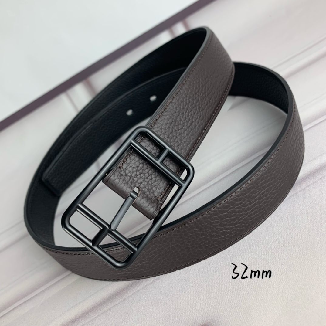 Hermès爱马仕针扣皮带原单品质双