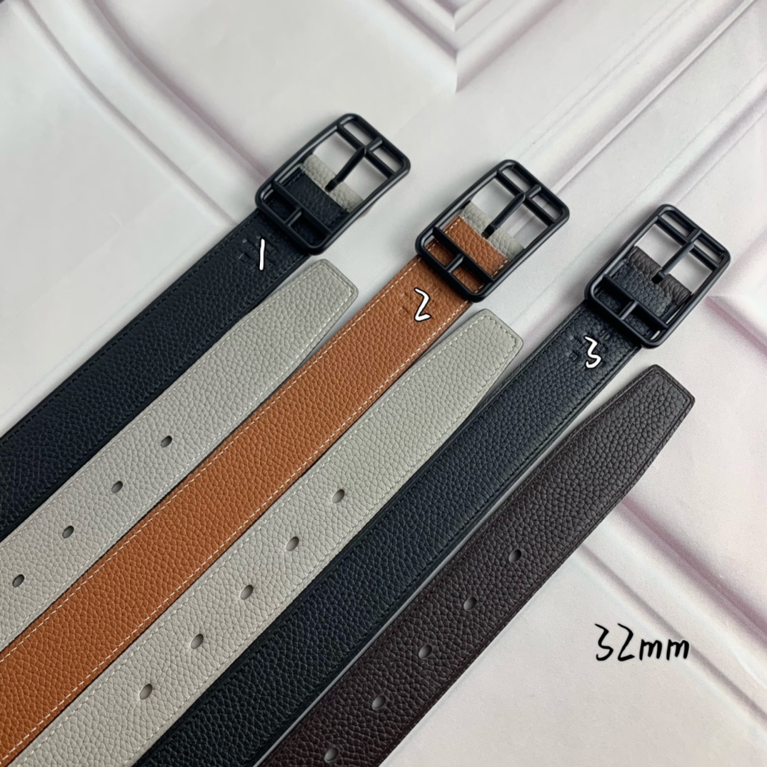 Hermès爱马仕针扣皮带原单品质双