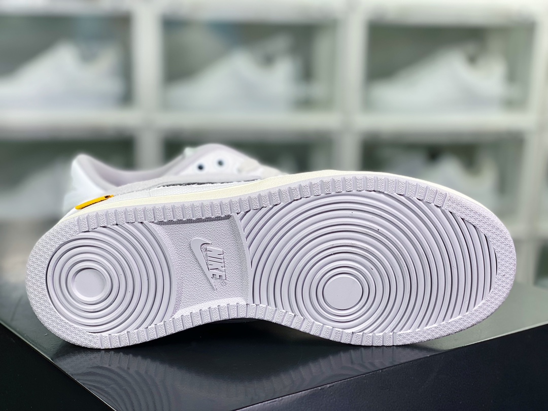 220 Union x 【Nike】 Air Jordan 1 Retro AJKO Low SP”White Neutral Grey”AJ1乔丹一代篮球鞋“联名帆布白浅灰魔术贴钩子”DO8912-101