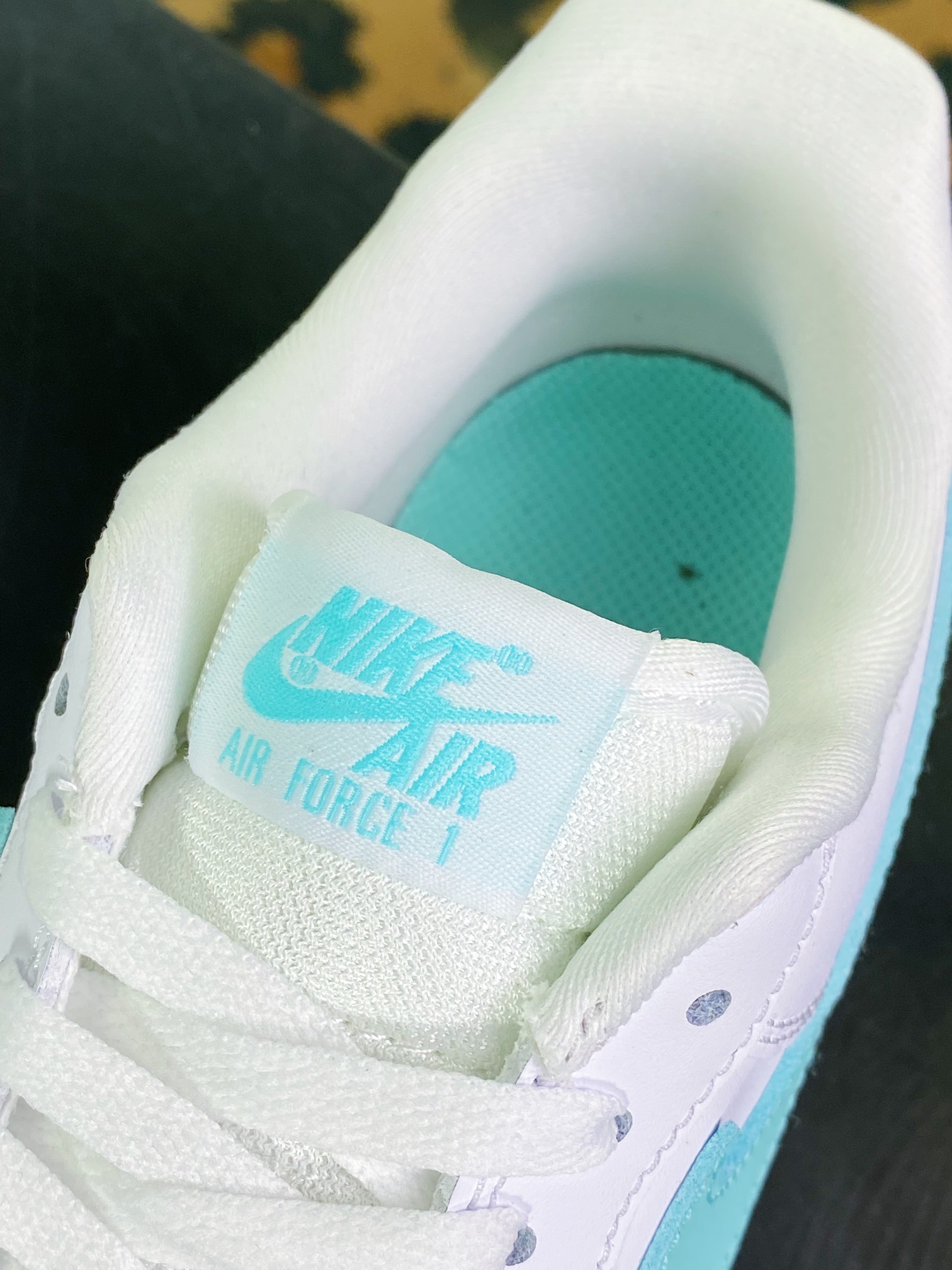 200 Nike Wmns Air Force 1’07 Low”White Washed Teal”空军一号板鞋“皮革白水洗蓝绿钩子”DD8959-101