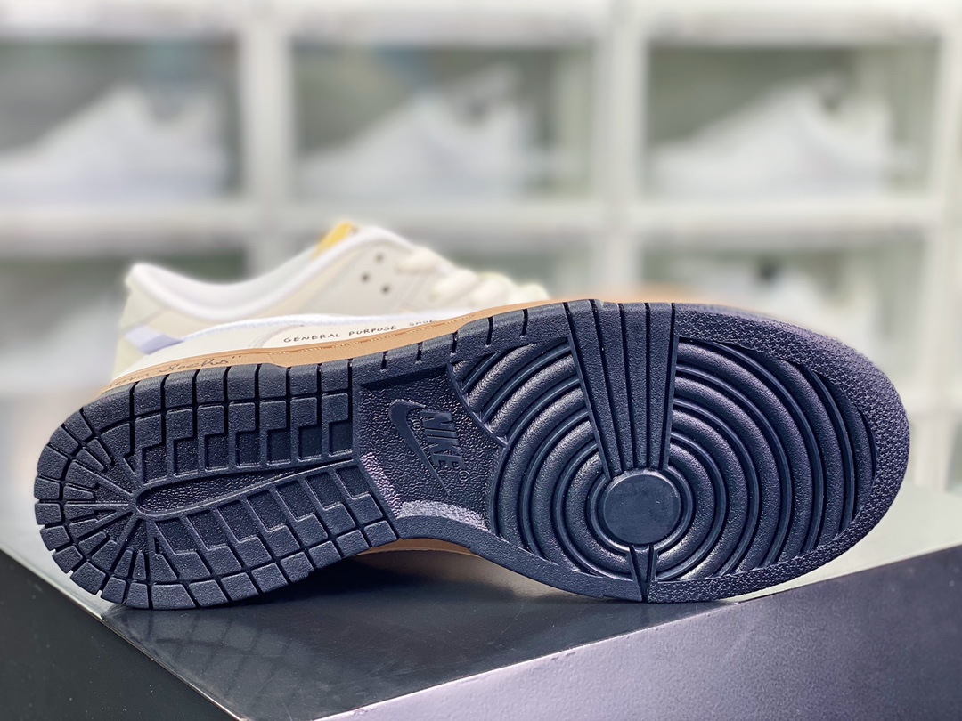 300 Nike SB Dunk Low”BORING”扣篮系列低帮休闲运动滑板板鞋“浅卡其灰白棕底”DD5896-020