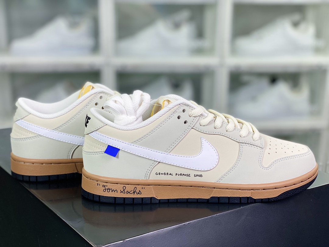 300 Nike SB Dunk Low”BORING”扣篮系列低帮休闲运动滑板板鞋“浅卡其灰白棕底”DD5896-020