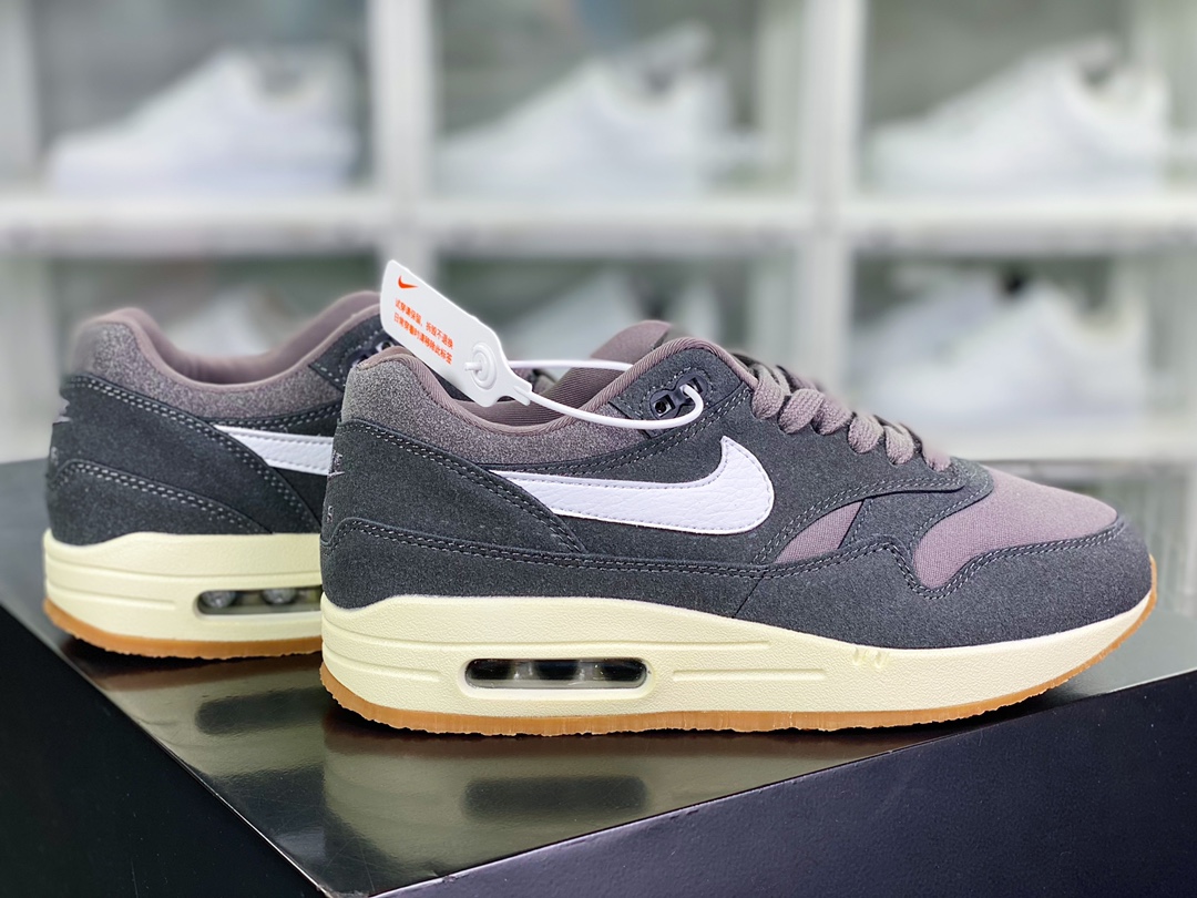 240 Nike Air Max 1”Crepe Hemp”初代复古气垫百搭休闲运动慢跑鞋“米白棕”FD5088-200