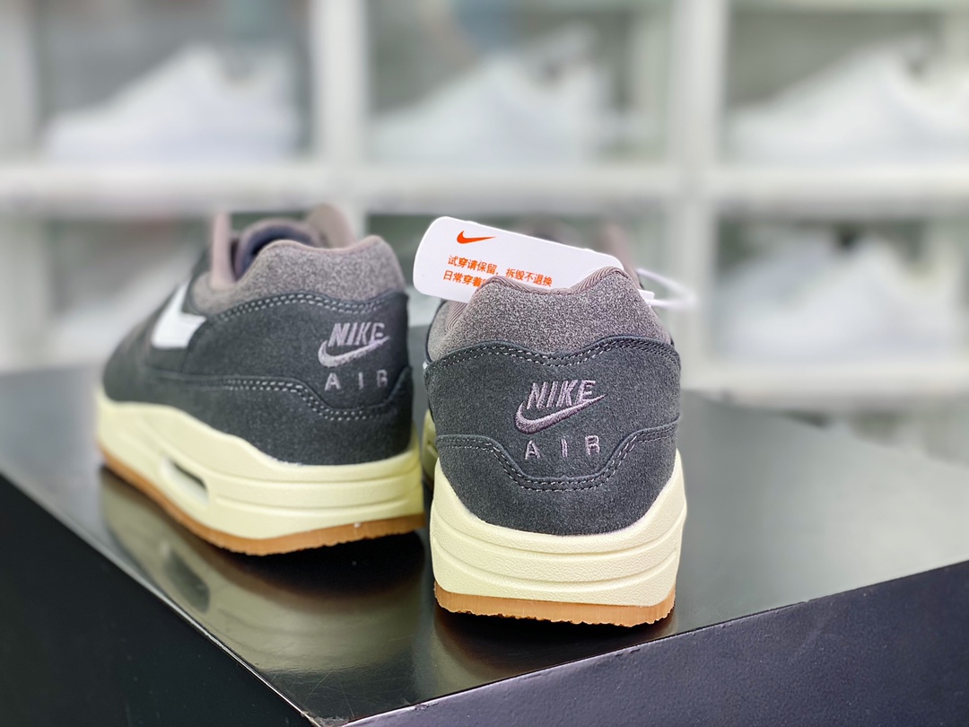 240 Nike Air Max 1”Crepe Hemp”初代复古气垫百搭休闲运动慢跑鞋“米白棕”FD5088-200