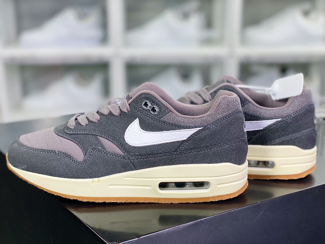 240 Nike Air Max 1”Crepe Hemp”初代复古气垫百搭休闲运动慢跑鞋“米白棕”FD5088-200