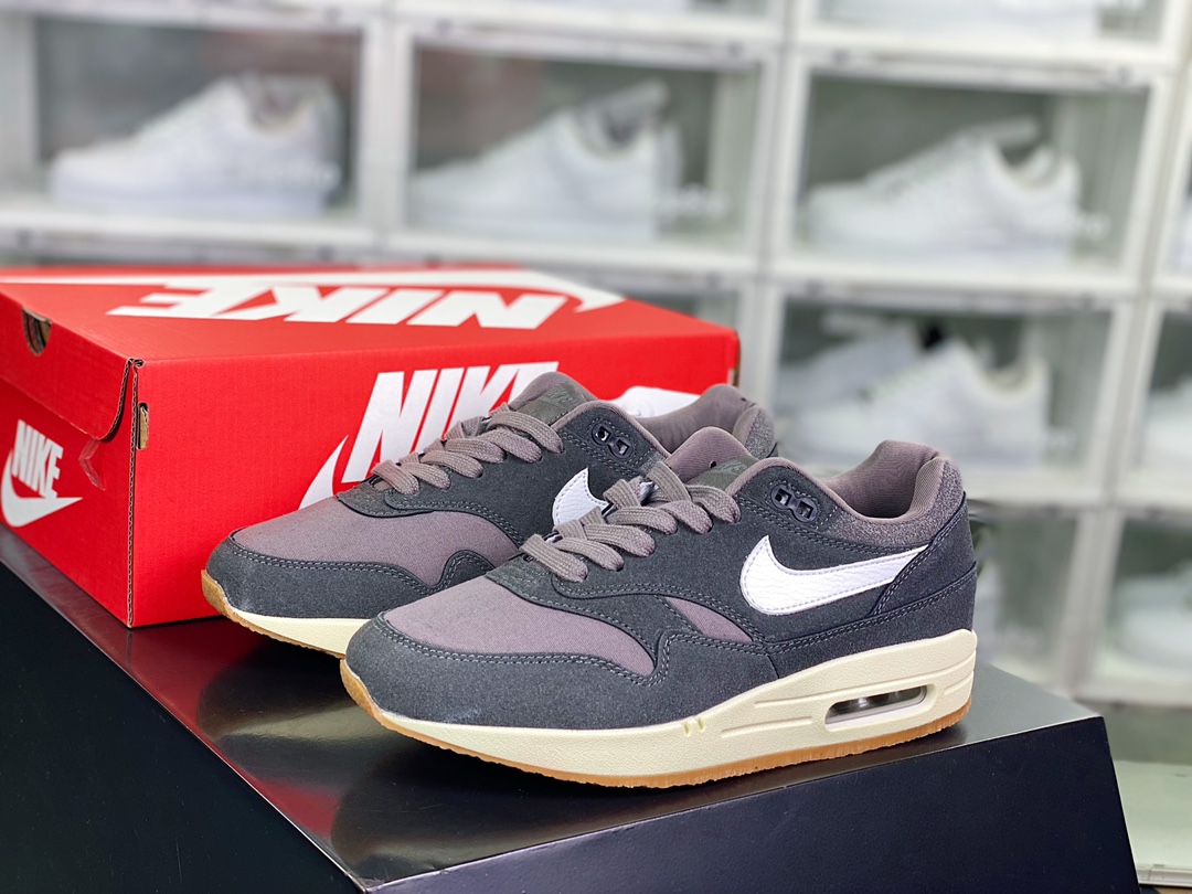240 Nike Air Max 1”Crepe Hemp”初代复古气垫百搭休闲运动慢跑鞋“米白棕”FD5088-200