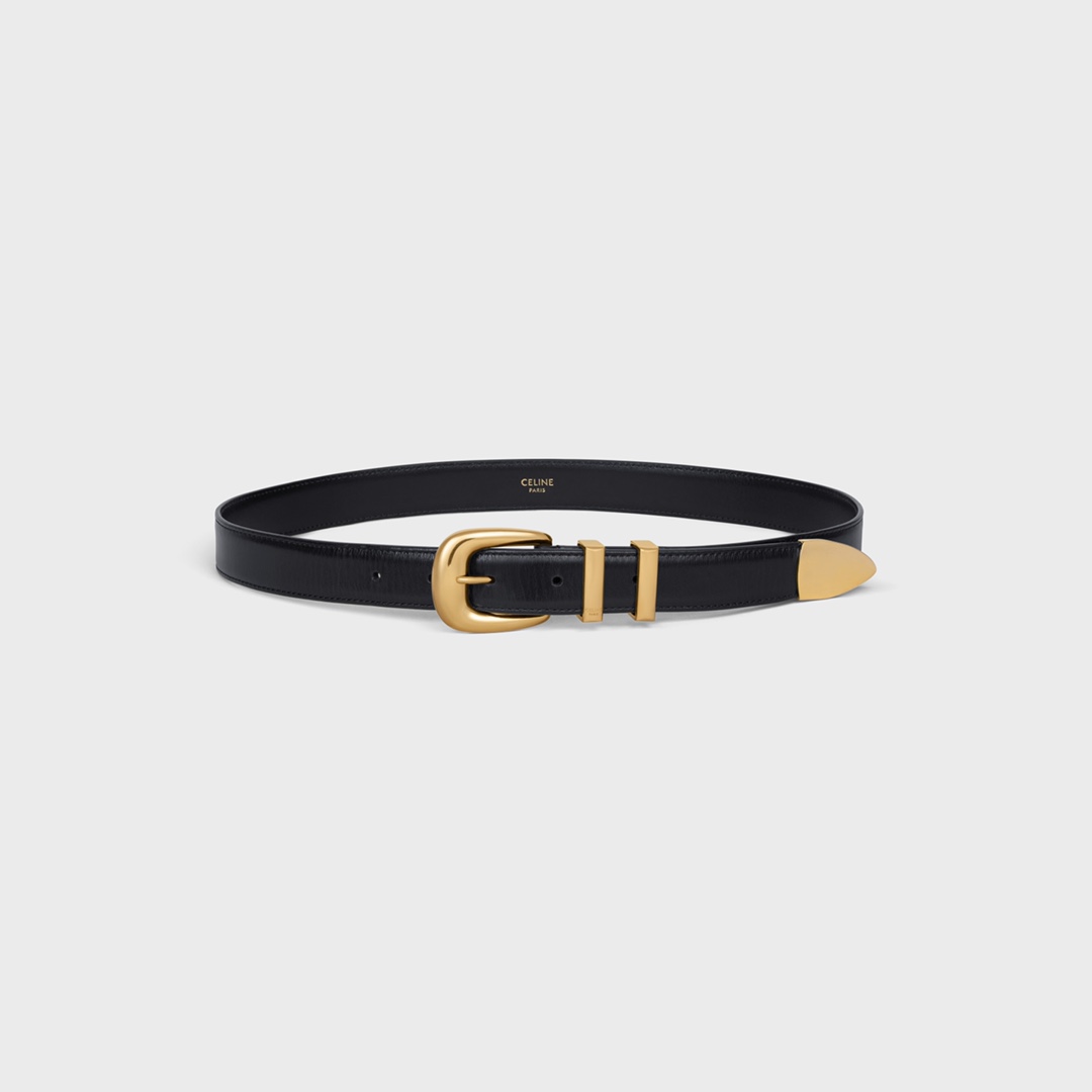 Celine 赛琳女士腰带 céline 春夏新款 细节完美的小腰带 精品铜扣 小牛皮腰带.宽度2.5CM