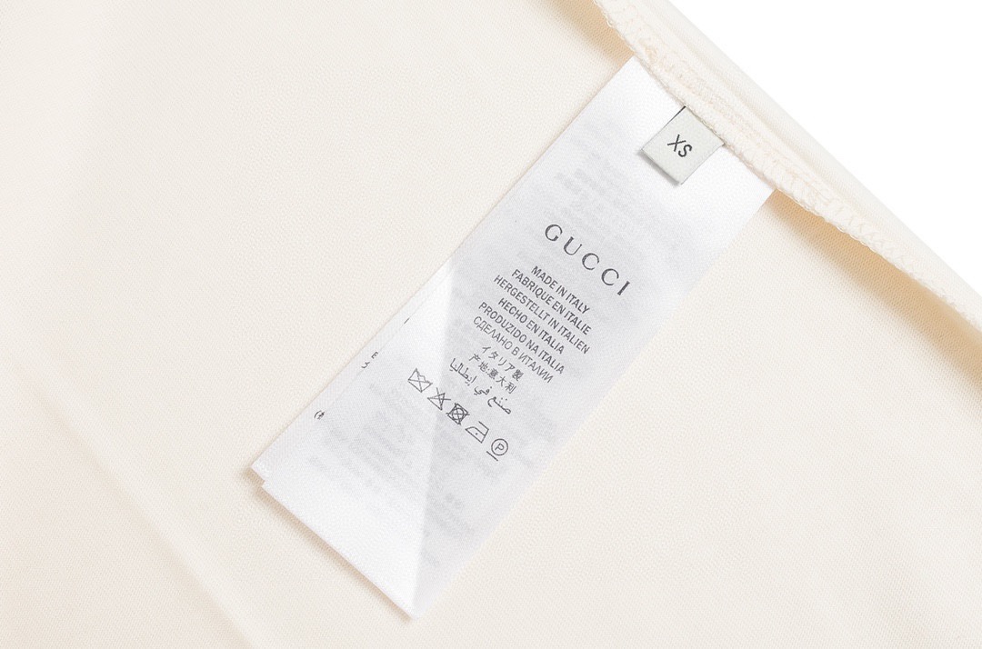 170 古驰/Gucci 夏季新款 长鞋带字母logo短袖圆领T恤