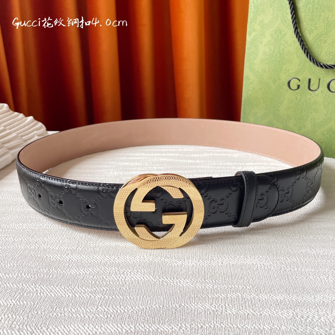 Gucci经典款面进口原厂压花搭配原