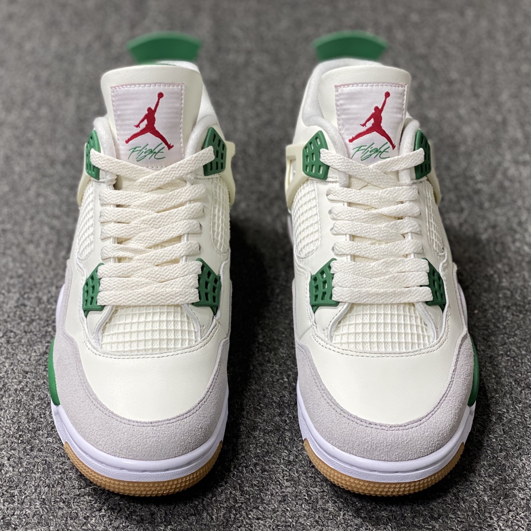 ♨️东莞裁片版本 2026年开年重磅福利特价！aj4SB白绿 40-48.5 齐 售前 售后三包到底，品