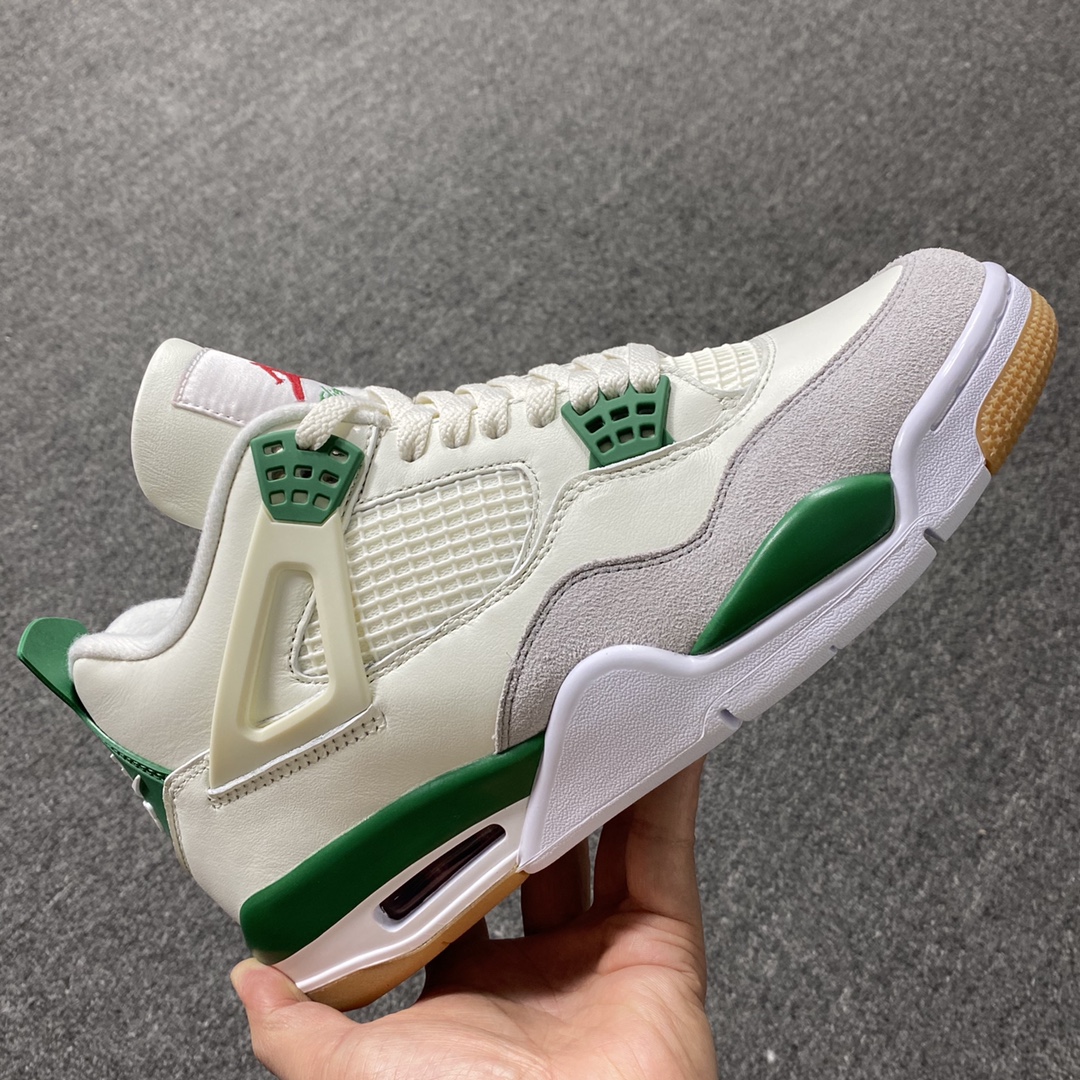 ♨️东莞裁片版本 2026年开年重磅福利特价！aj4SB白绿 40-48.5 齐 售前 售后三包到底，品