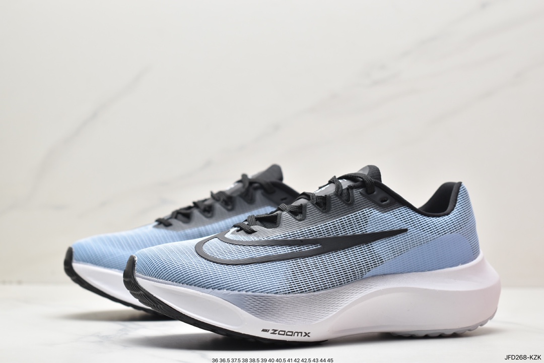 170 耐克Nike Zoom Fly 5 飞行5代马拉松系列低帮透气休闲运动慢跑鞋 DM8968-400