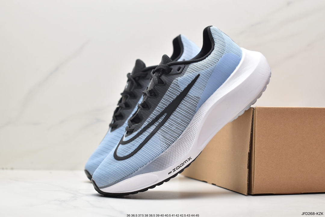 170 耐克Nike Zoom Fly 5 飞行5代马拉松系列低帮透气休闲运动慢跑鞋 DM8968-400