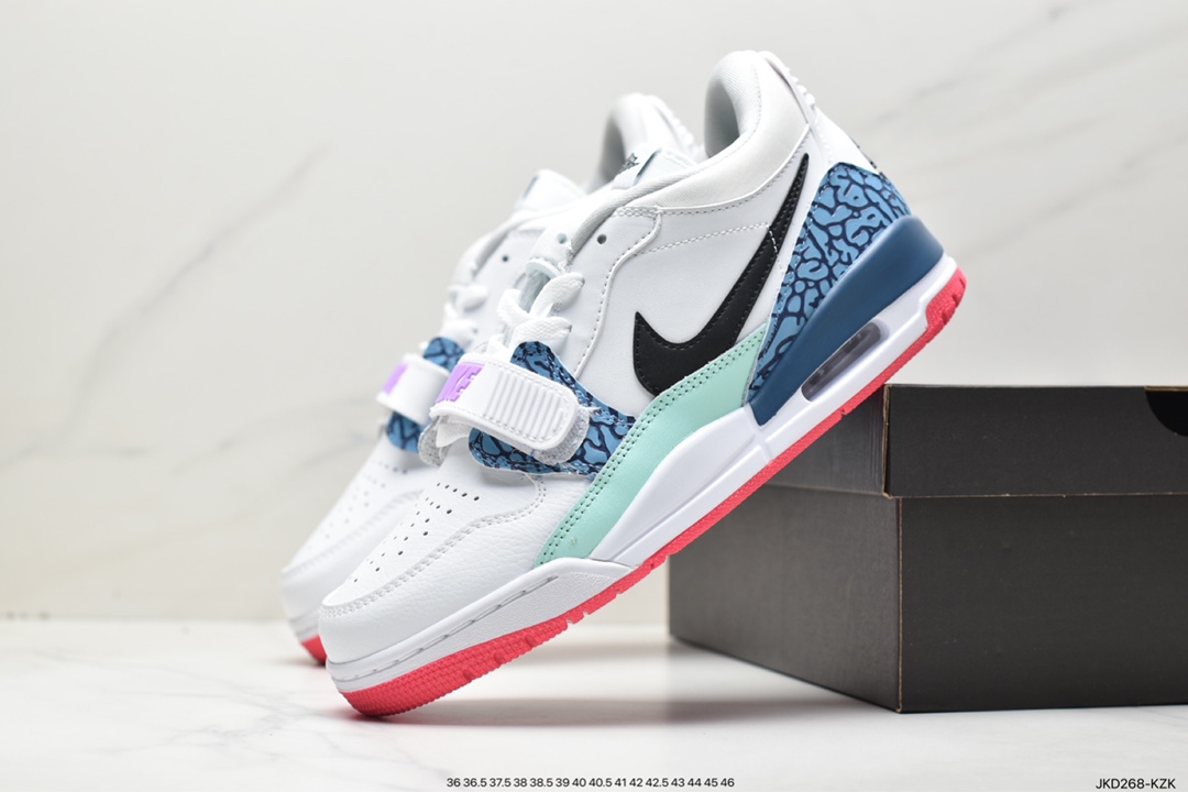 160 Air Jordan Legacy 312 有着交错结合的设计FJ7223-141